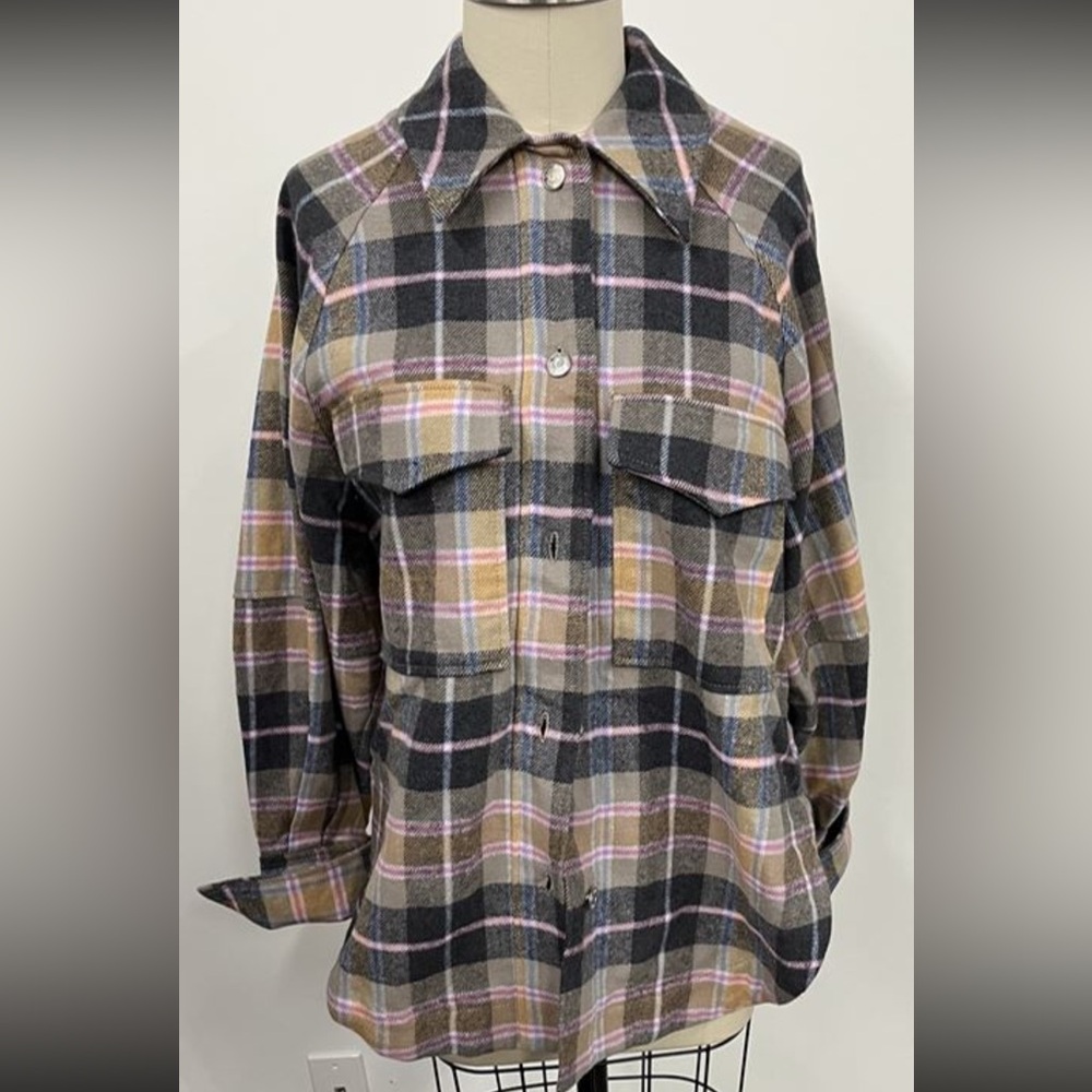 Zara plaid shacket